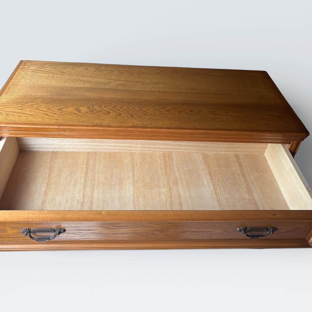 英国アンティーク調 ローチェスト 3段 テレビ台 収納 家具