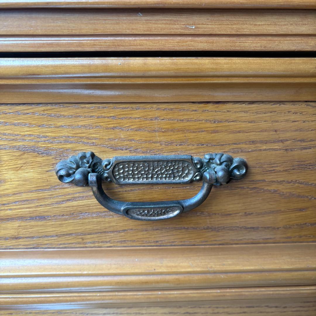 英国アンティーク調 ローチェスト 3段 テレビ台 収納 家具