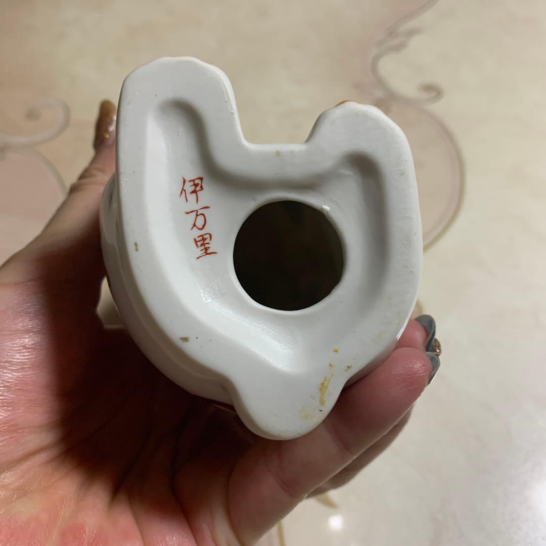 招き猫　　伊万里焼き