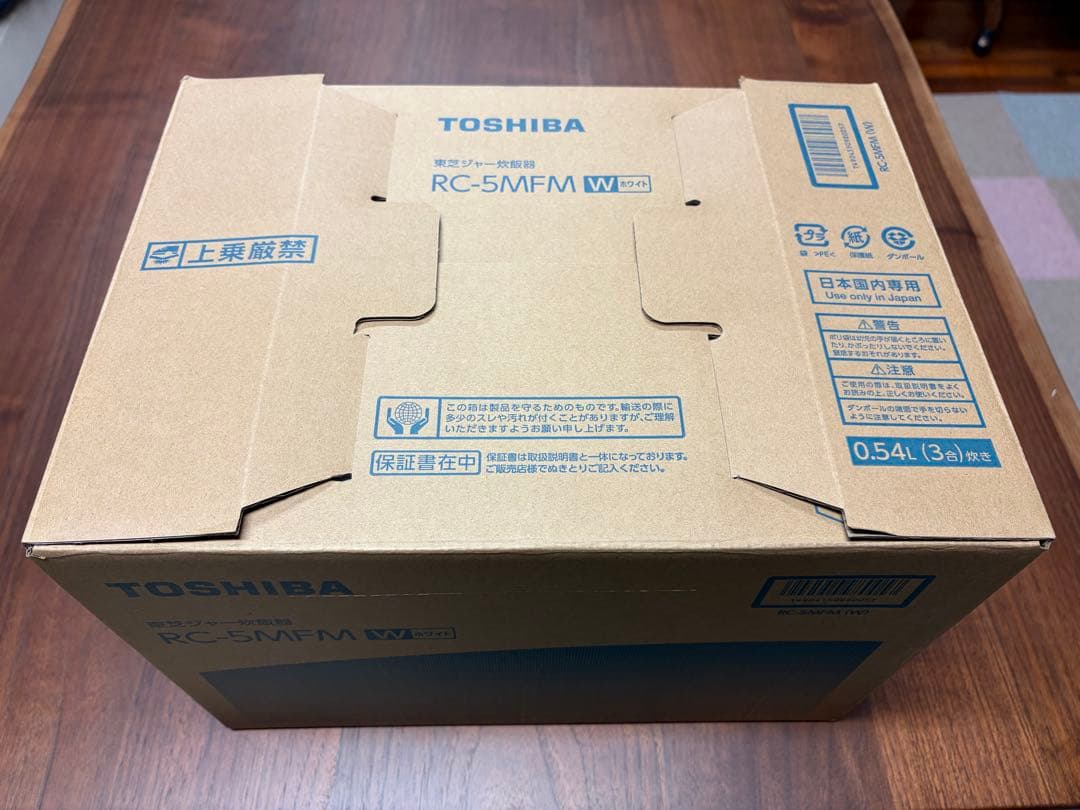 TOSHIBA 炊飯器 RC-5MFM 3合炊き