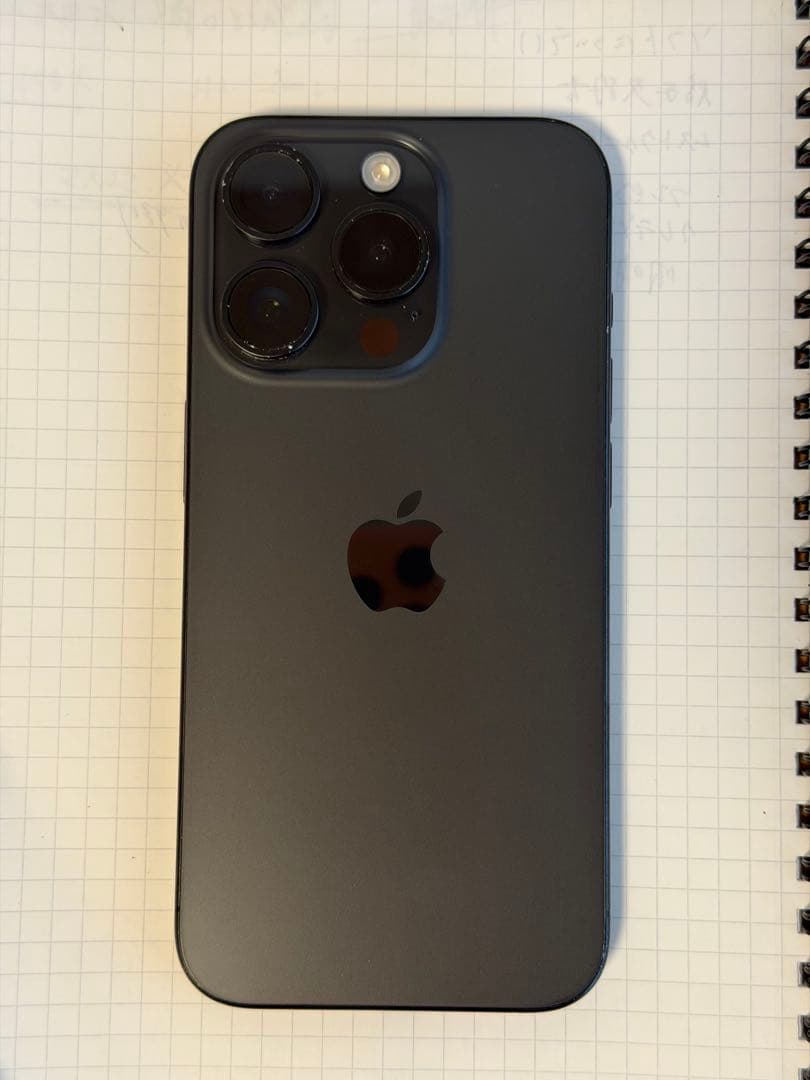 【値下げ】Apple iPhone 15Pro 128gb ブラックチタニウム
