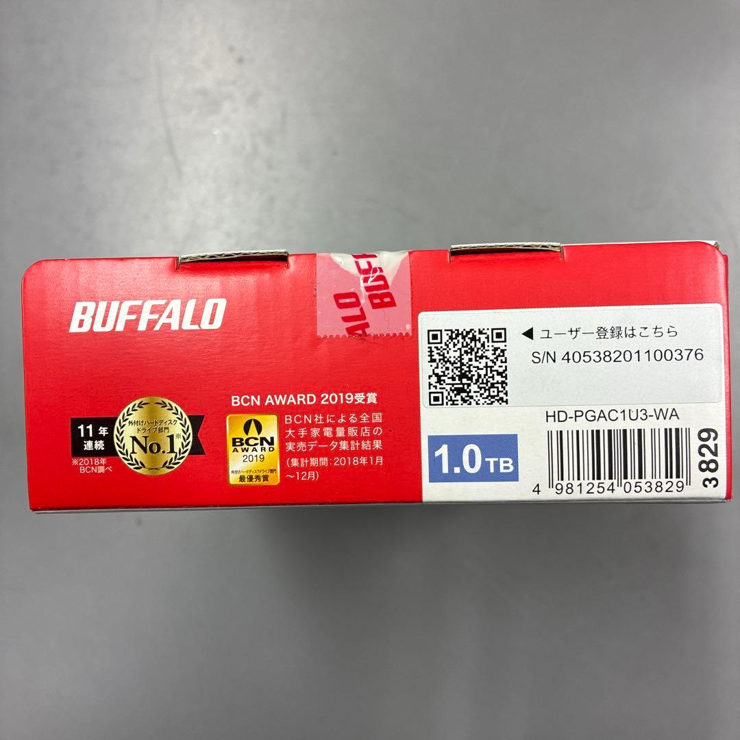 BUFFALO ポータブル HDD 1.0TB USB Type-C