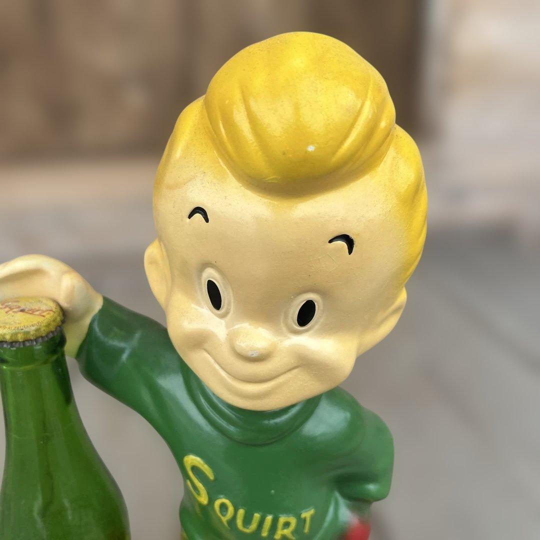 【激レア】VINTAGE SQUIRT BOY ボトルオープナー ディスプレイ