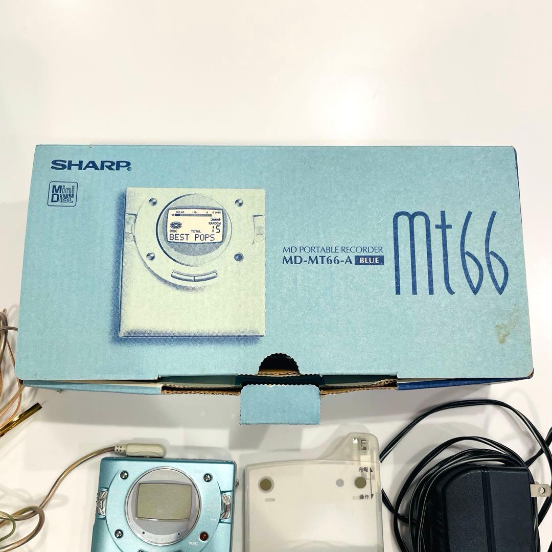 SHARP MD-MT66 ポータブルMDプレーヤー　ジャンク品