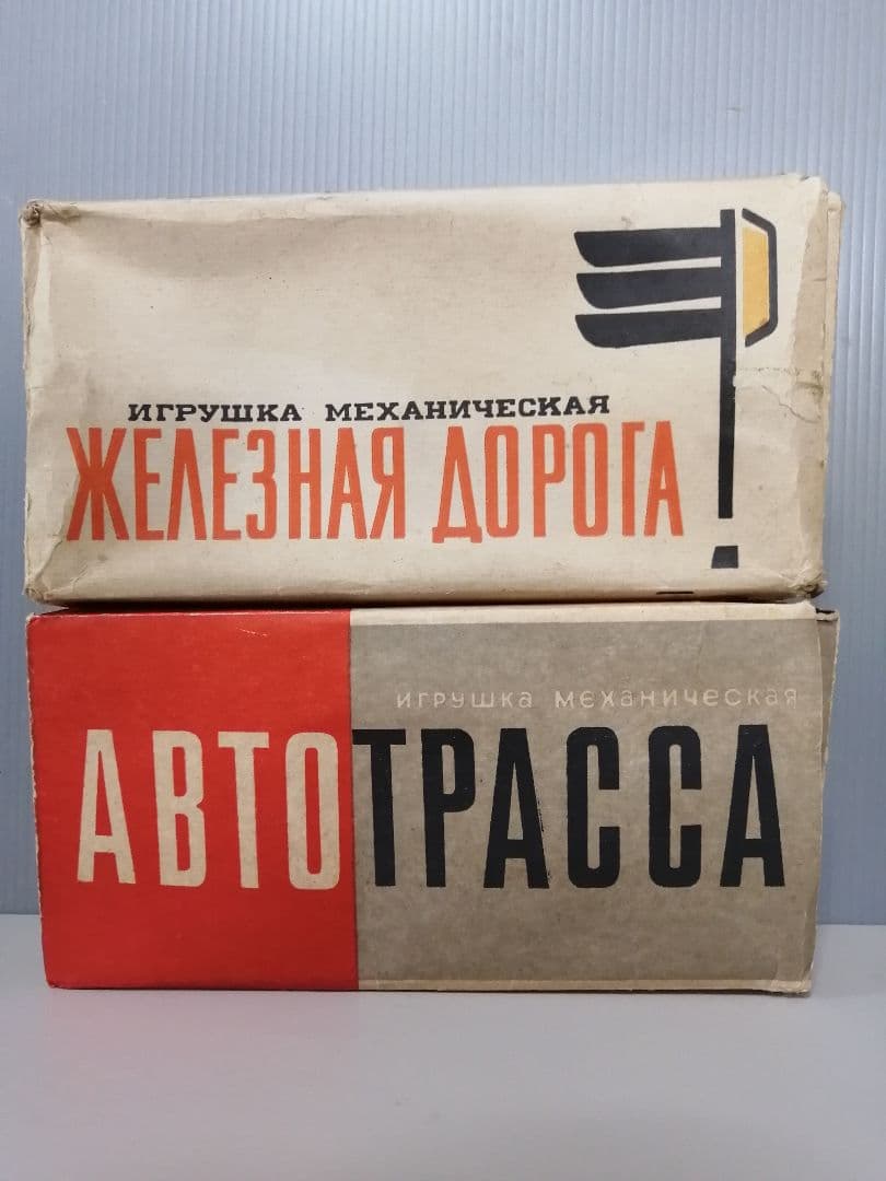 電車まわり(列車、自動車仕様)　ブリキ　ゼンマイ　ソビエト製