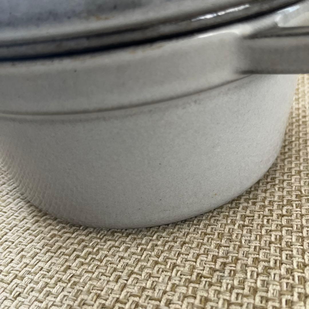 お値下げ STAUB◆ピコココットラウンド グレー20cm ストウブ鍋