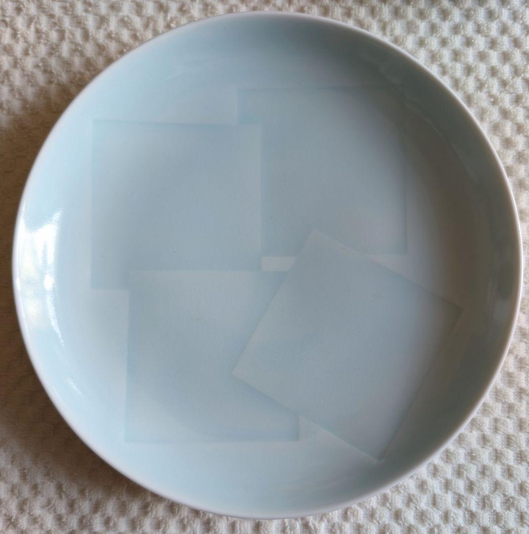 橘吉　青白磁 中皿揃い　 五客　新品