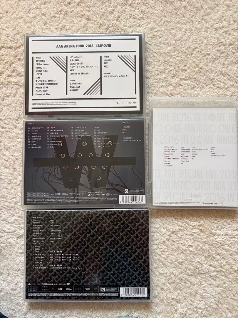 AAA LIVE DVD Blu-Ray セット