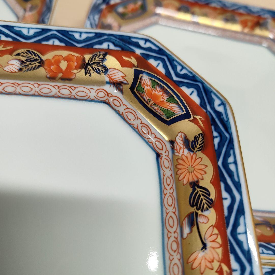 有田焼 賞美堂 其泉 極錦金彩　古伊万里様式　 日肥昭和年製 5枚 セット