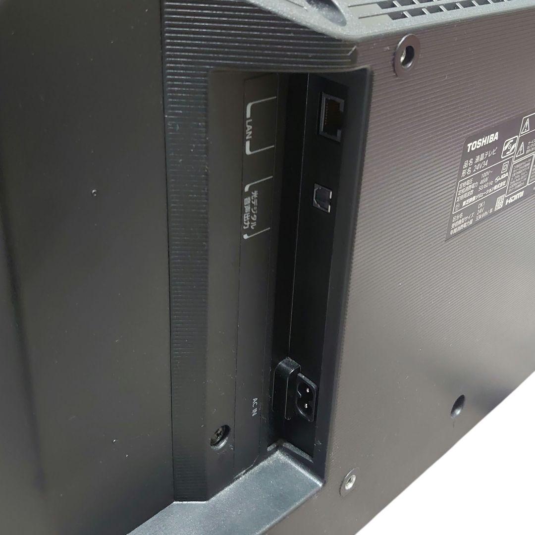 TOSHIBA REGZA 液晶スマートテレビ 24V34 ネット動画対応