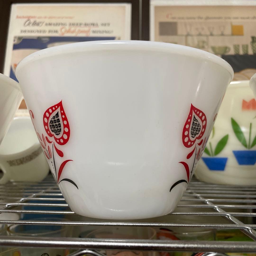 Fire King モダンチューリップミキシングボウル S size