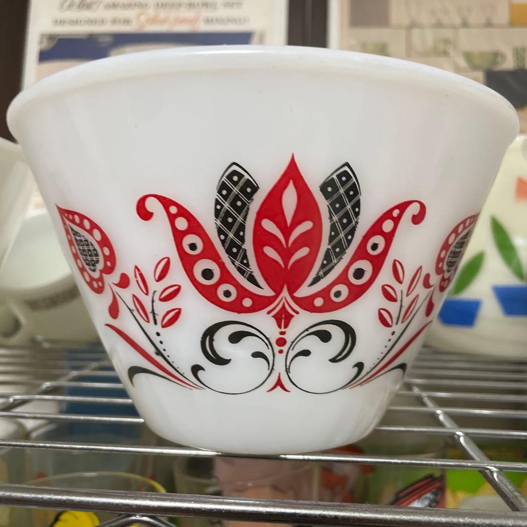 Fire King モダンチューリップミキシングボウル S size