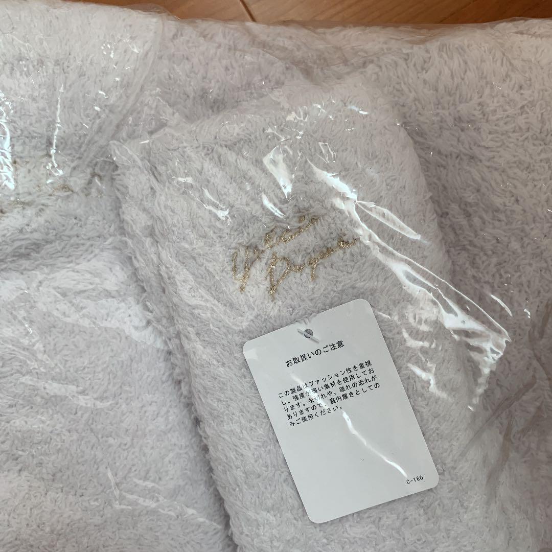 ジェラートピケ　ブランケット　靴下