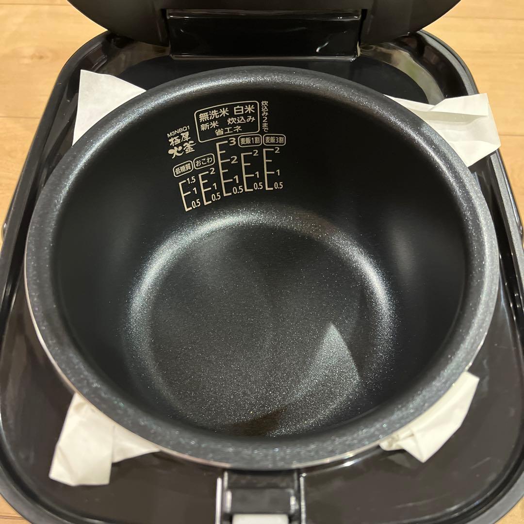 アイリスオーヤマ RC-ME30-B 炊飯器 0.54L ブラック　3合