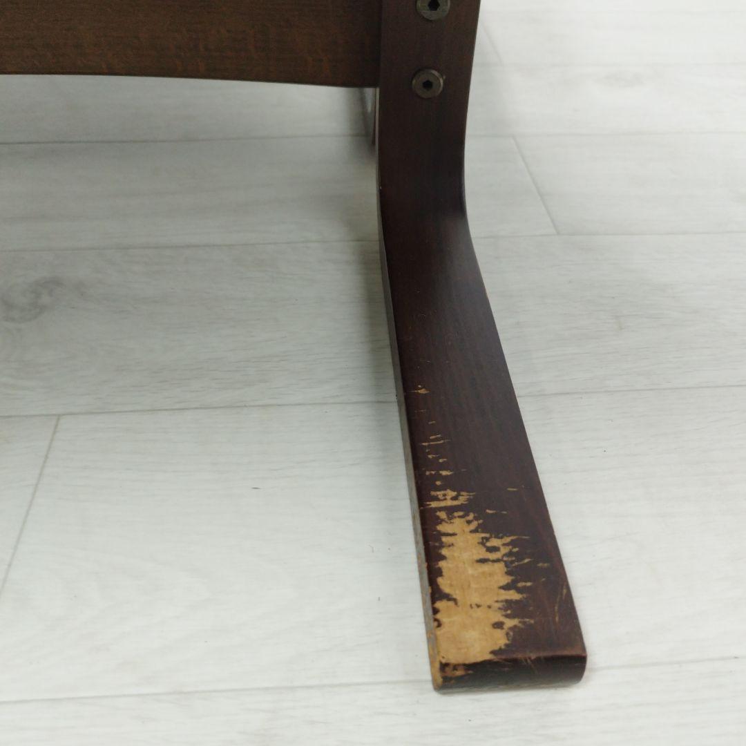 ②富士ファニチャー 北欧デザイン ハイバックソファ 曲げ木