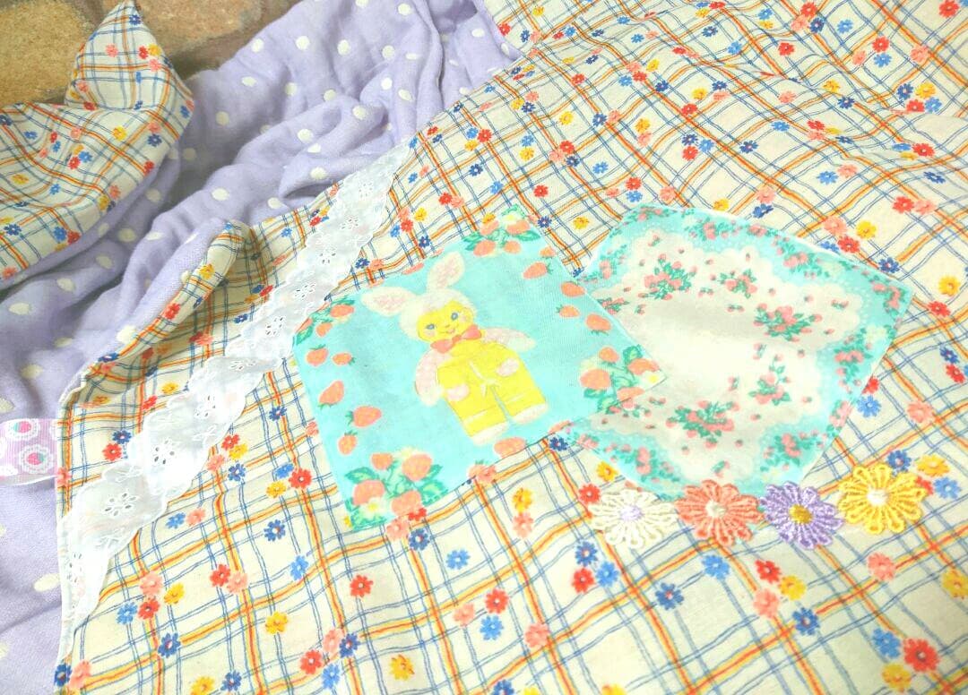 専用❤みかん＊超特価⭐ふわとろ☆８重ガーゼ⭐超特大ブランケット❤flower❤兎