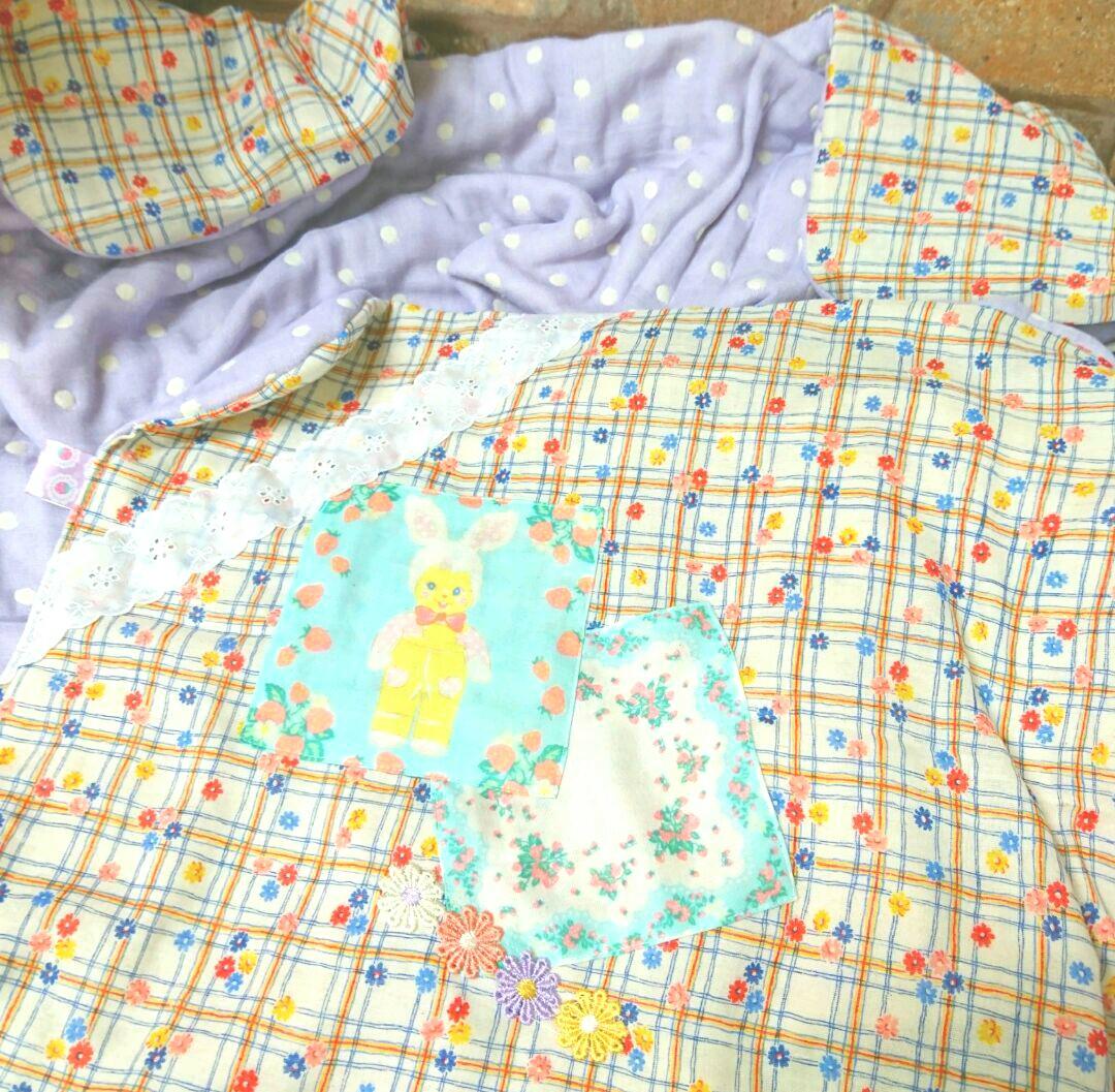 専用❤みかん＊超特価⭐ふわとろ☆８重ガーゼ⭐超特大ブランケット❤flower❤兎