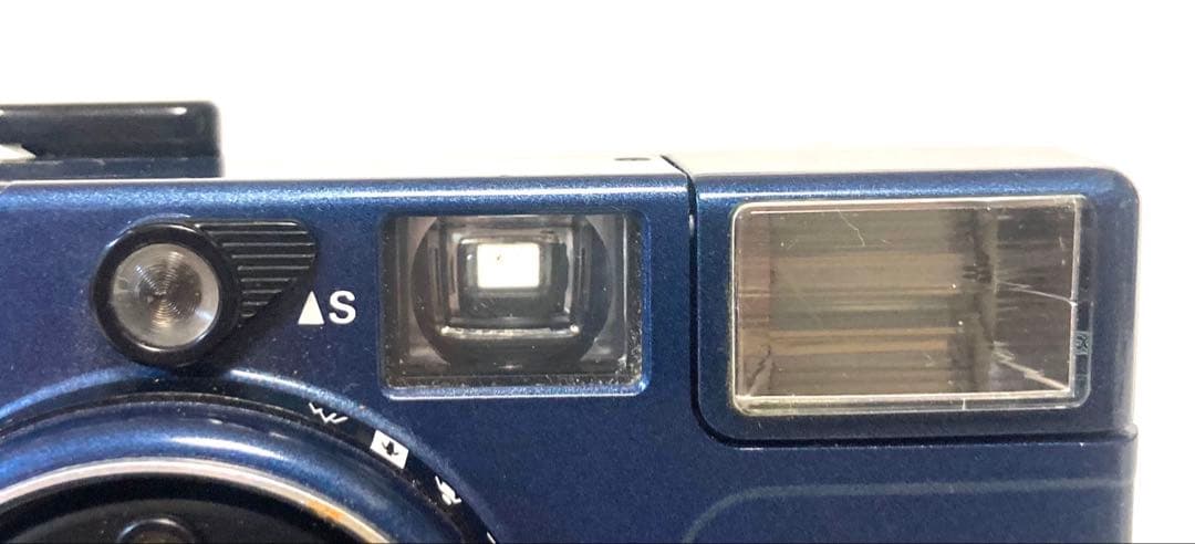 【動作確認済 外観美品】Konica C35 EF3 青 希少カラー フィルム