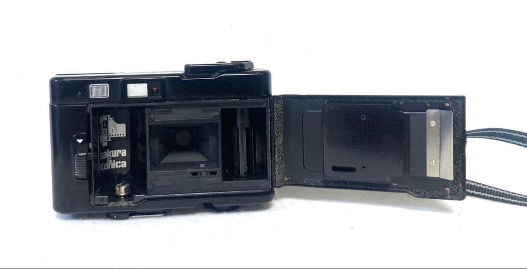 【動作確認済 外観美品】Konica C35 EF3 青 希少カラー フィルム