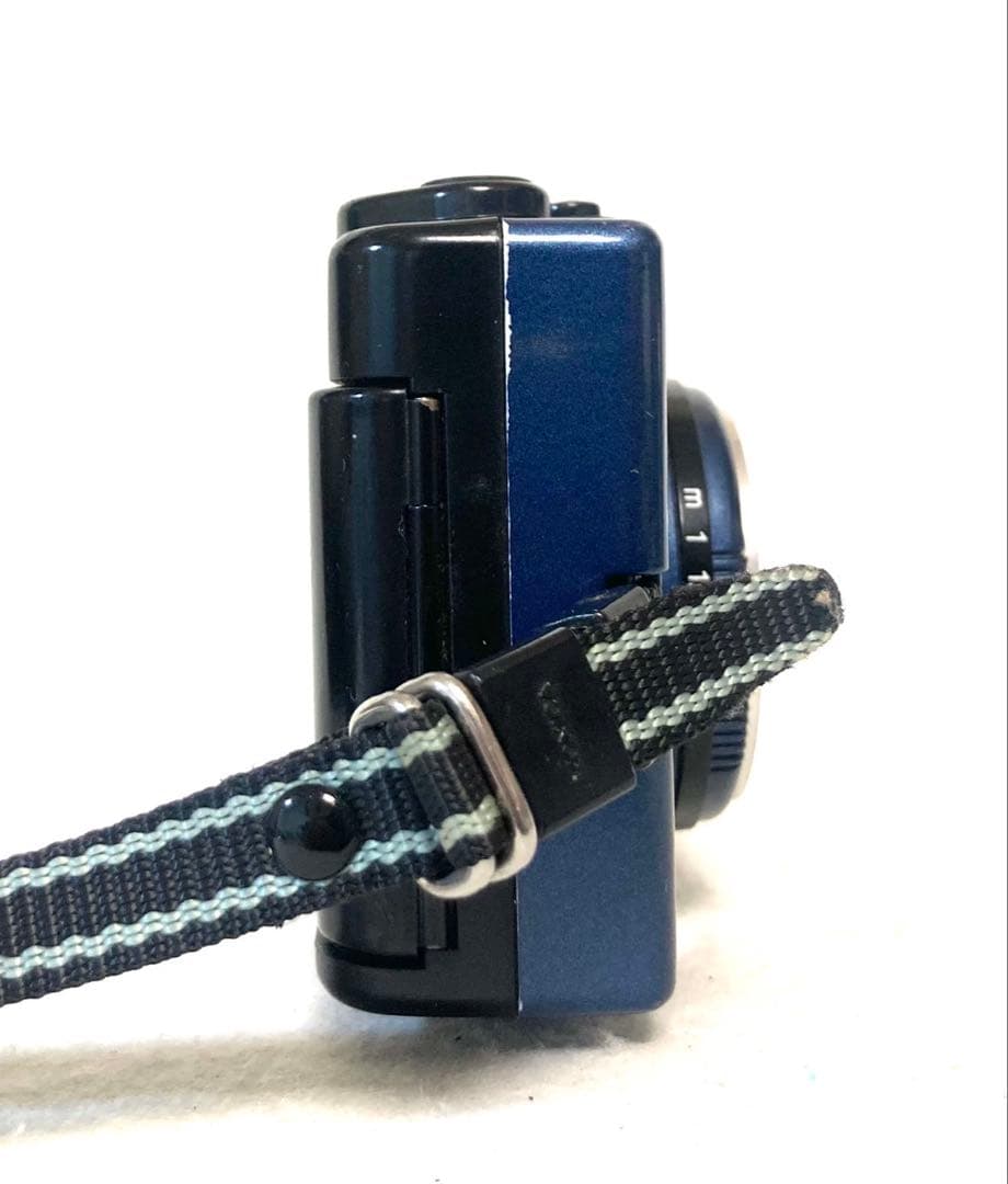 【動作確認済 外観美品】Konica C35 EF3 青 希少カラー フィルム