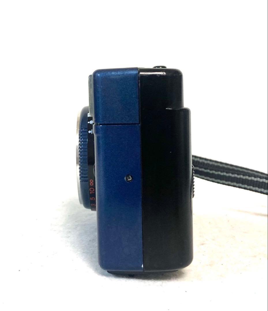 【動作確認済 外観美品】Konica C35 EF3 青 希少カラー フィルム