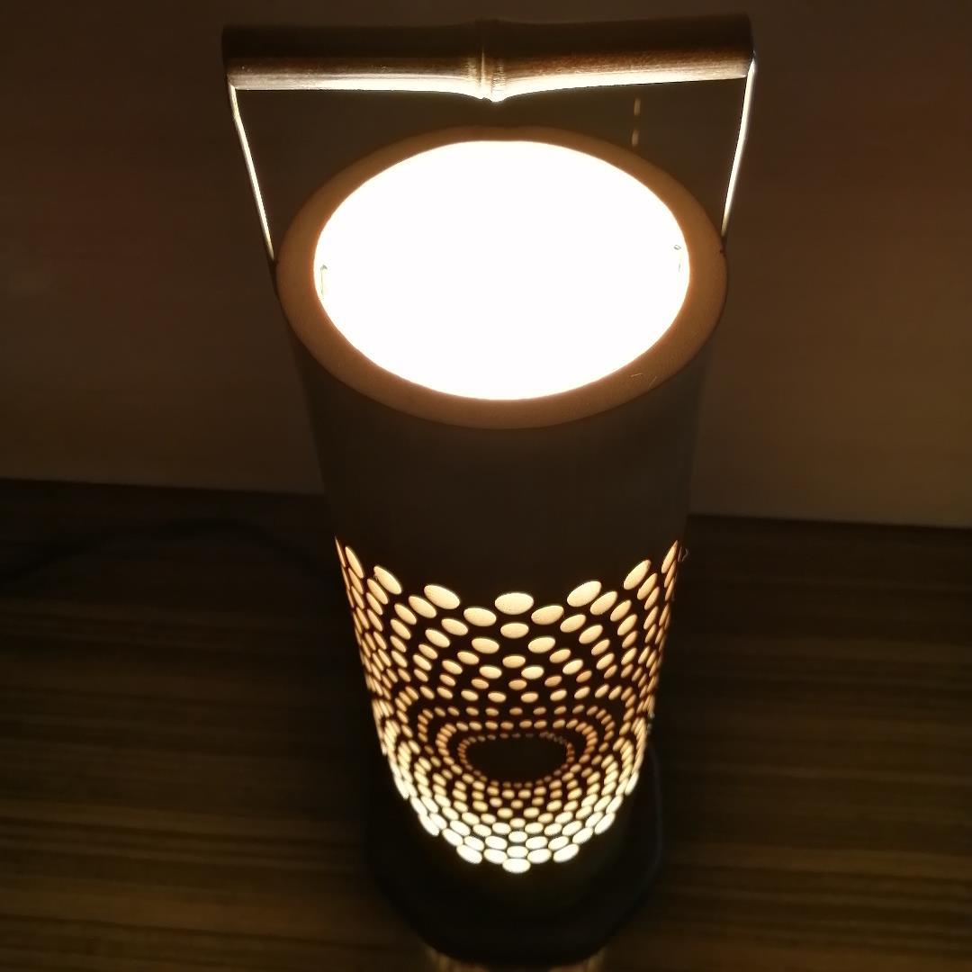 癒し灯火　竹行灯　No23179