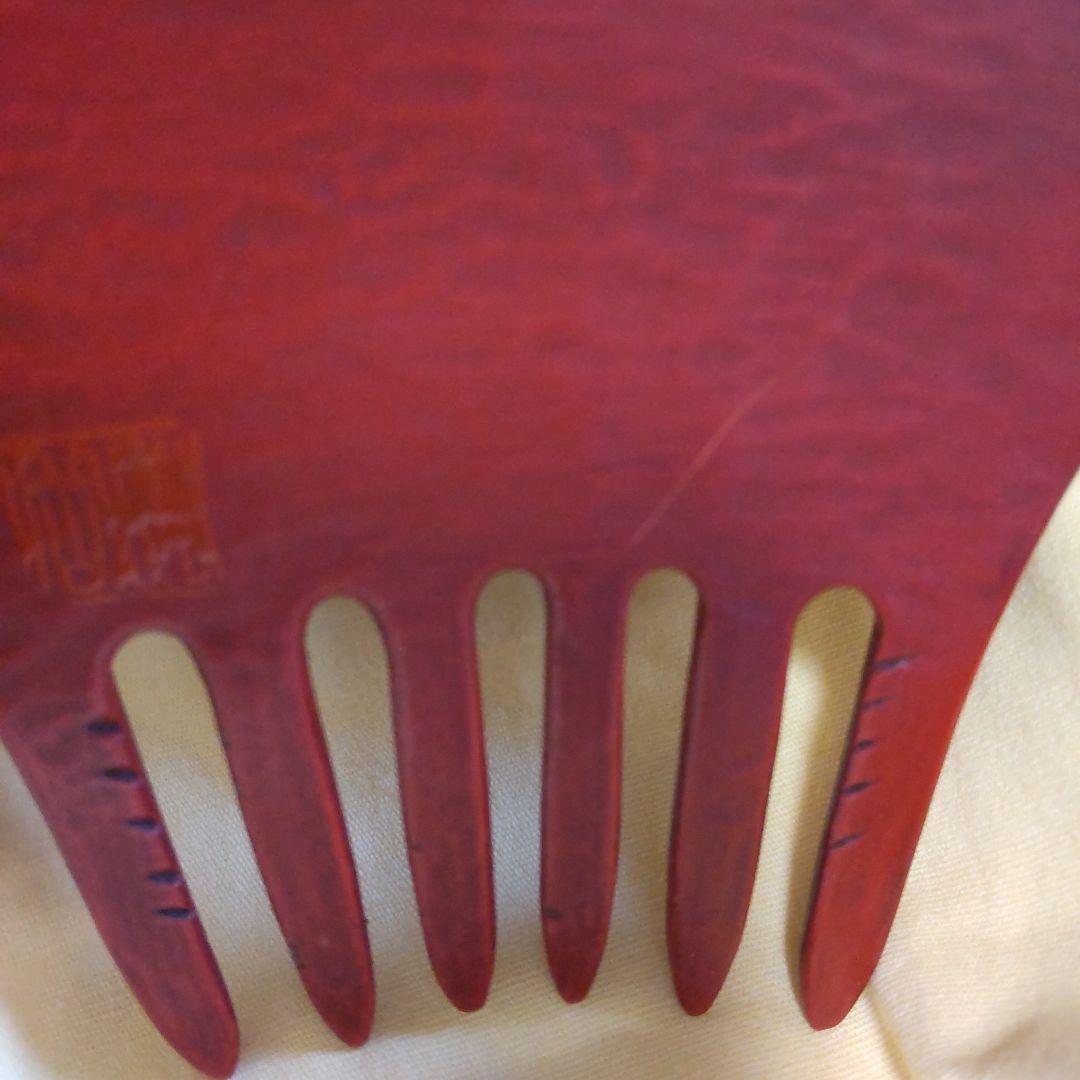 髪飾り 鎌倉彫