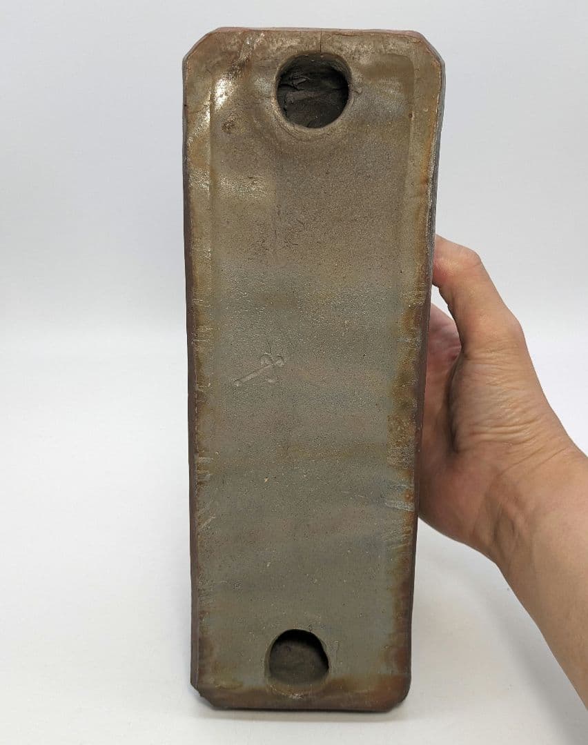 西川政美 備前焼 巳置物 ヘビ 蛇 打ち出の小槌 細工物 金運 財運 インテリア