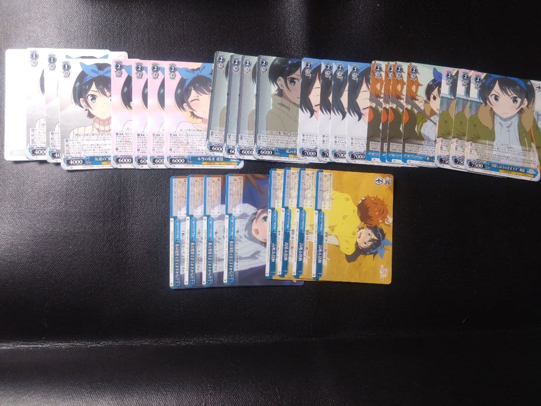 引退品 ヴァイスシュヴァルツ 彼女お借りします旧弾デッキ3個+パーツRR以下4