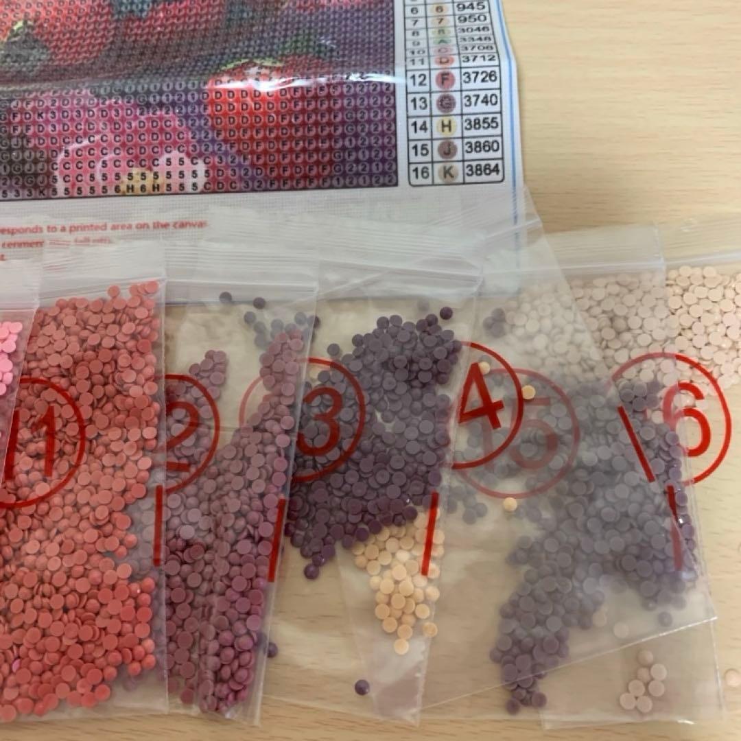 ★専用★ダイヤモンドアート5D ストロベリーケーキ キットセット　30x30cm