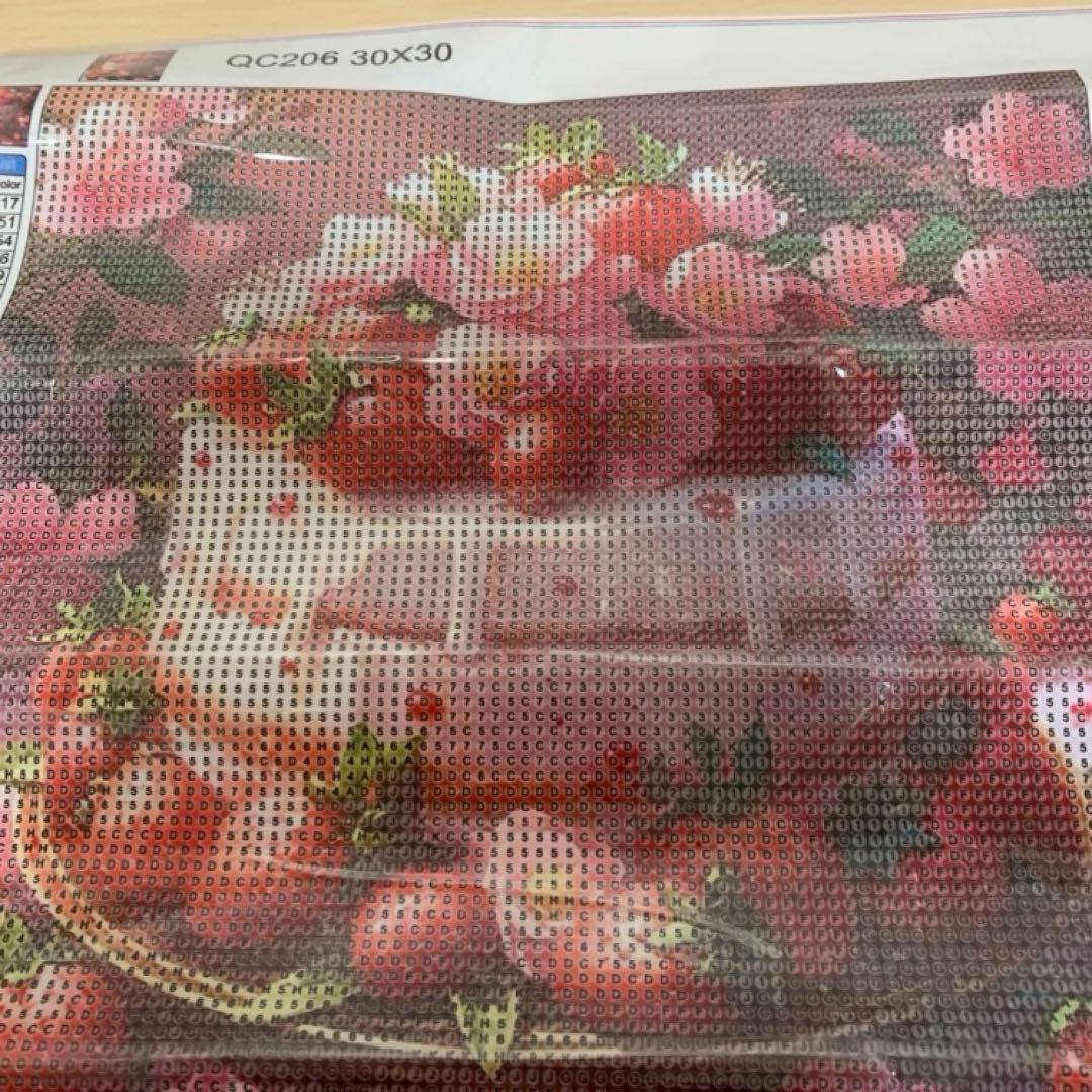 ★専用★ダイヤモンドアート5D ストロベリーケーキ キットセット　30x30cm