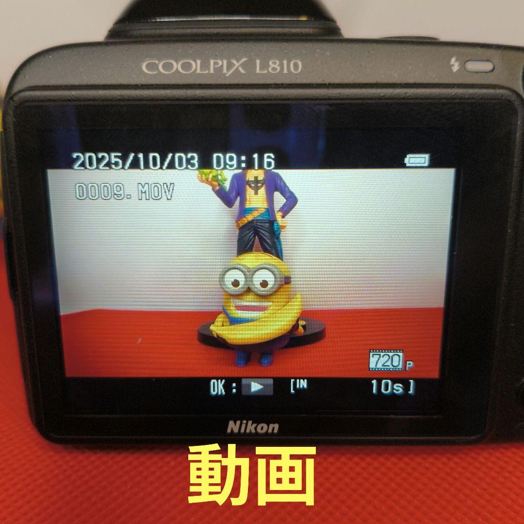 【動作確認済】Nikon ニコン COOLPIX L810 単３電池