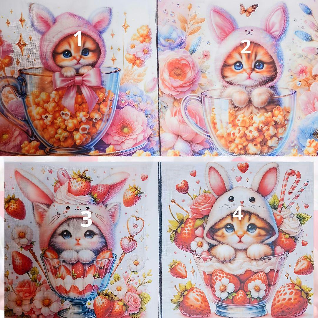 オーダー用在庫パネル♥️ハンドメイド品　過去の在庫分可愛い猫②