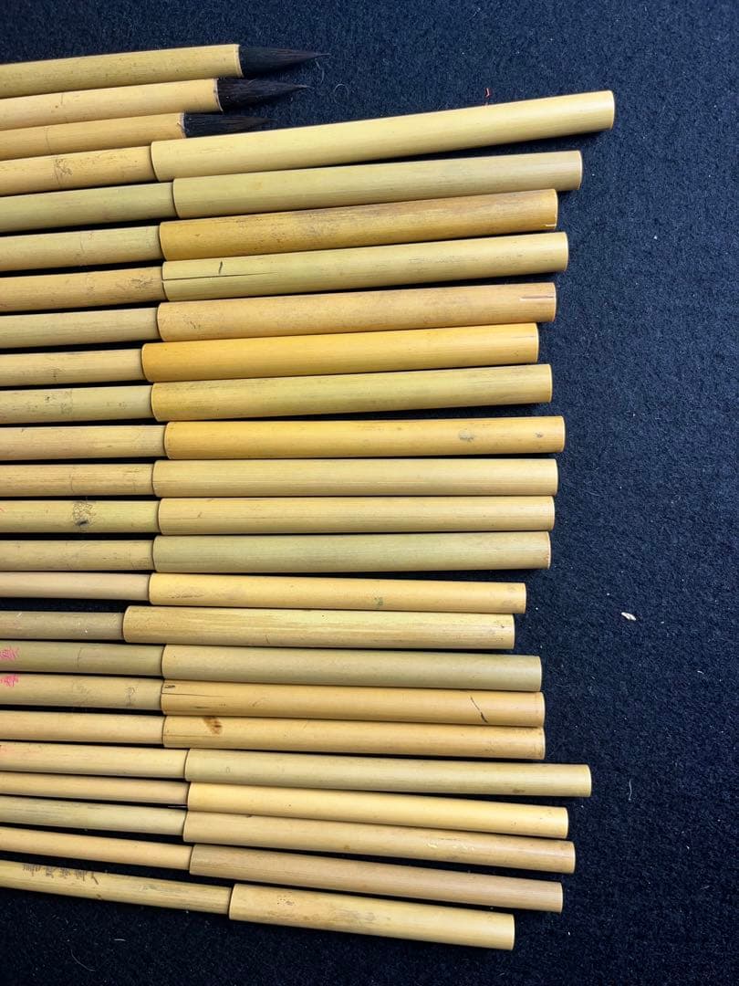 書道用品　唐筆 双料 写巻 上海工藝 火炬 雙羊 善璉湖筆 古筆　中国　書道