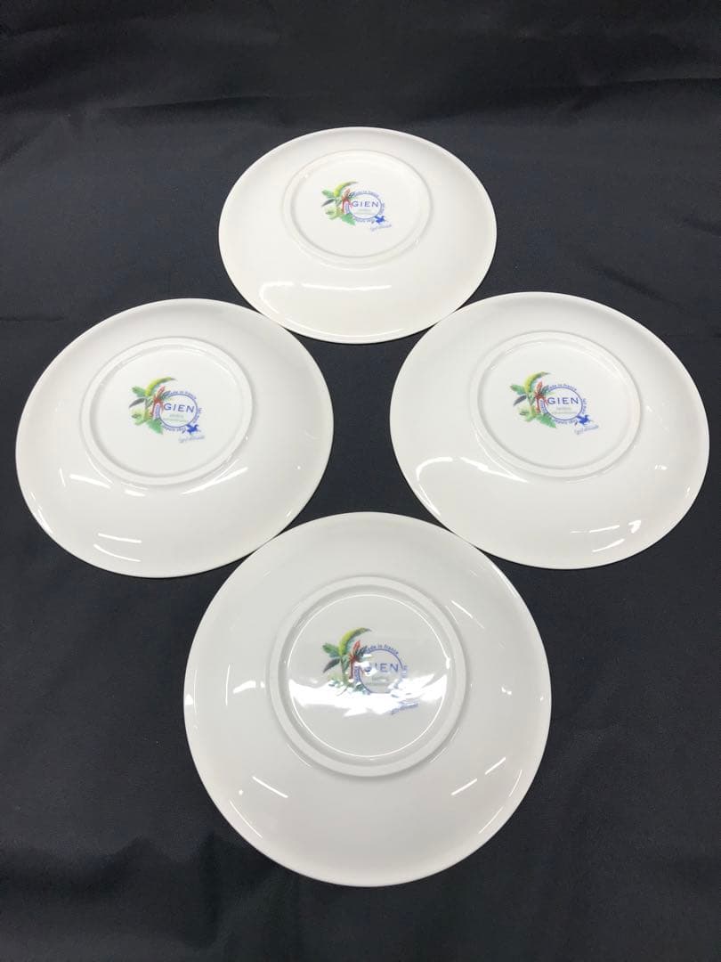 【USED美品】GIEN ジアン　jardins 22cm 4P