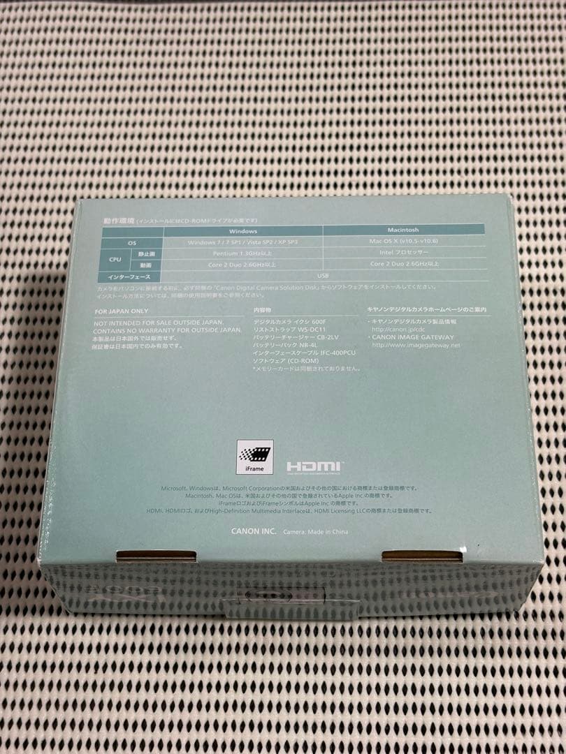 【極美品】Canon IXY 600F パープル