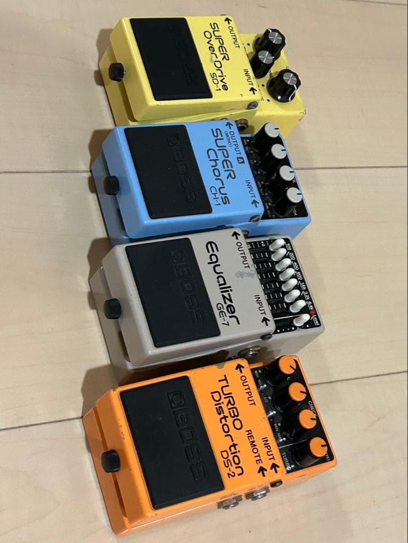 BOSS ギターエフェクターセット SD-1 CH-1 GE-7 DS-2