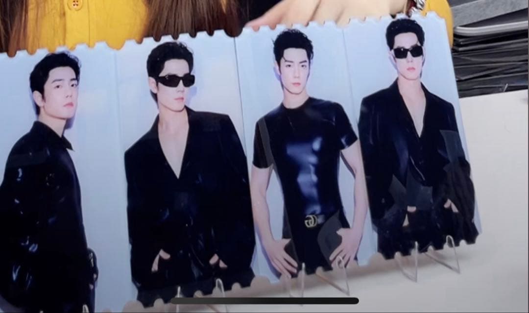 肖戦 表裏違うデザインの超大型アクリルチケットプレート 4枚　6セット❣️確認用❣️