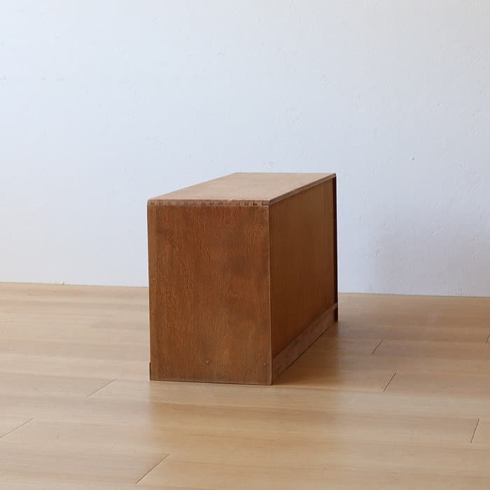 アンティーク 本棚 書棚 無塗装 ナラ材 古家具 昭和レトロ