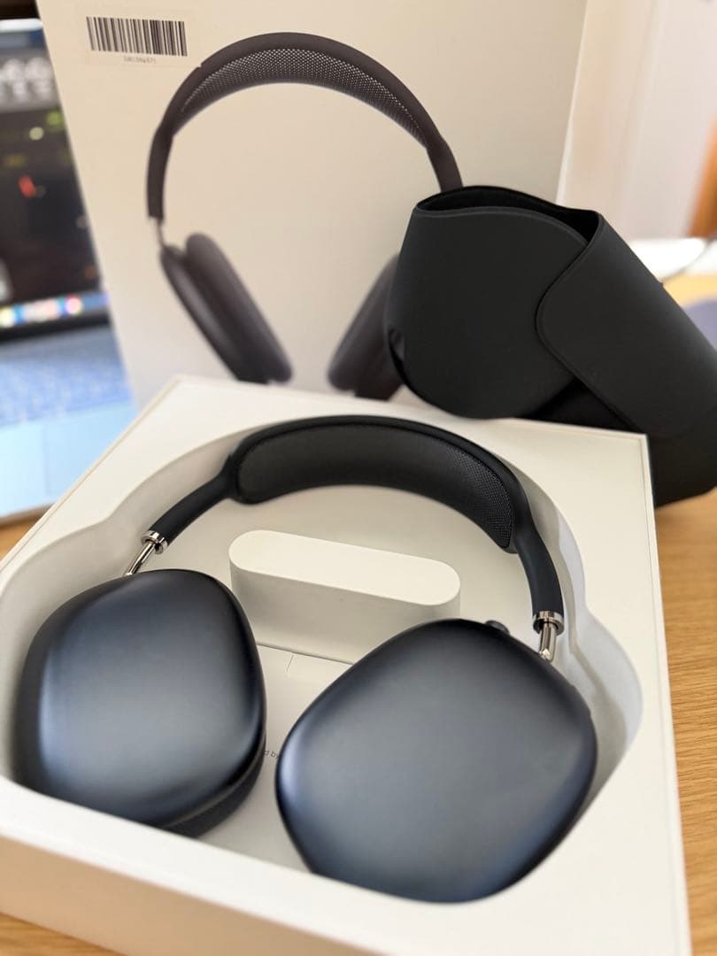 ［ほぼ新品］AirPods Max 箱付本体一式 Type-C ミッドナイト
