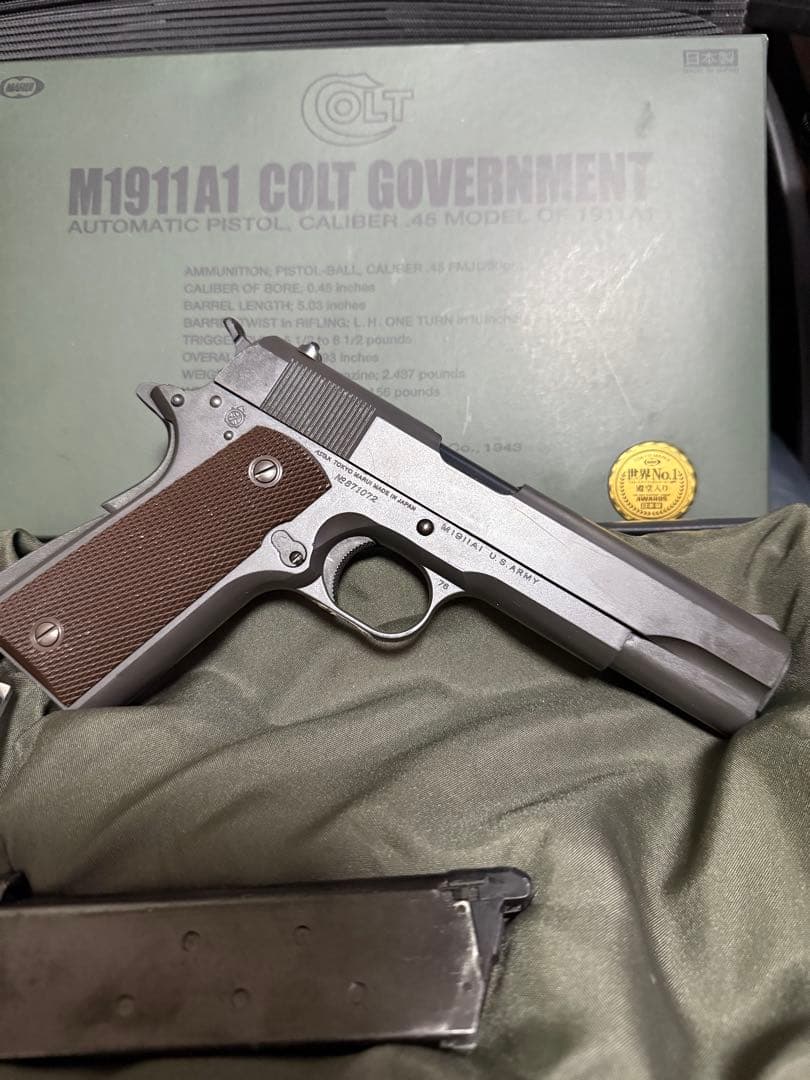［中古］東京マルイ M1911A1 コルトガバメント スペアマガジン付き