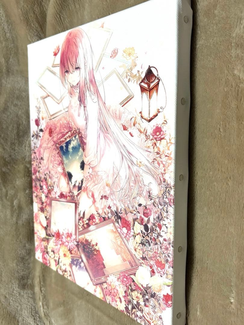 「絵師100人展12」和式はざの先生キャンバスアート