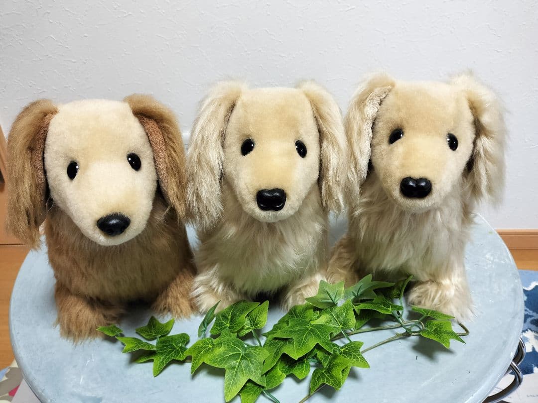 実寸大　ミニチュアダックス　レッド