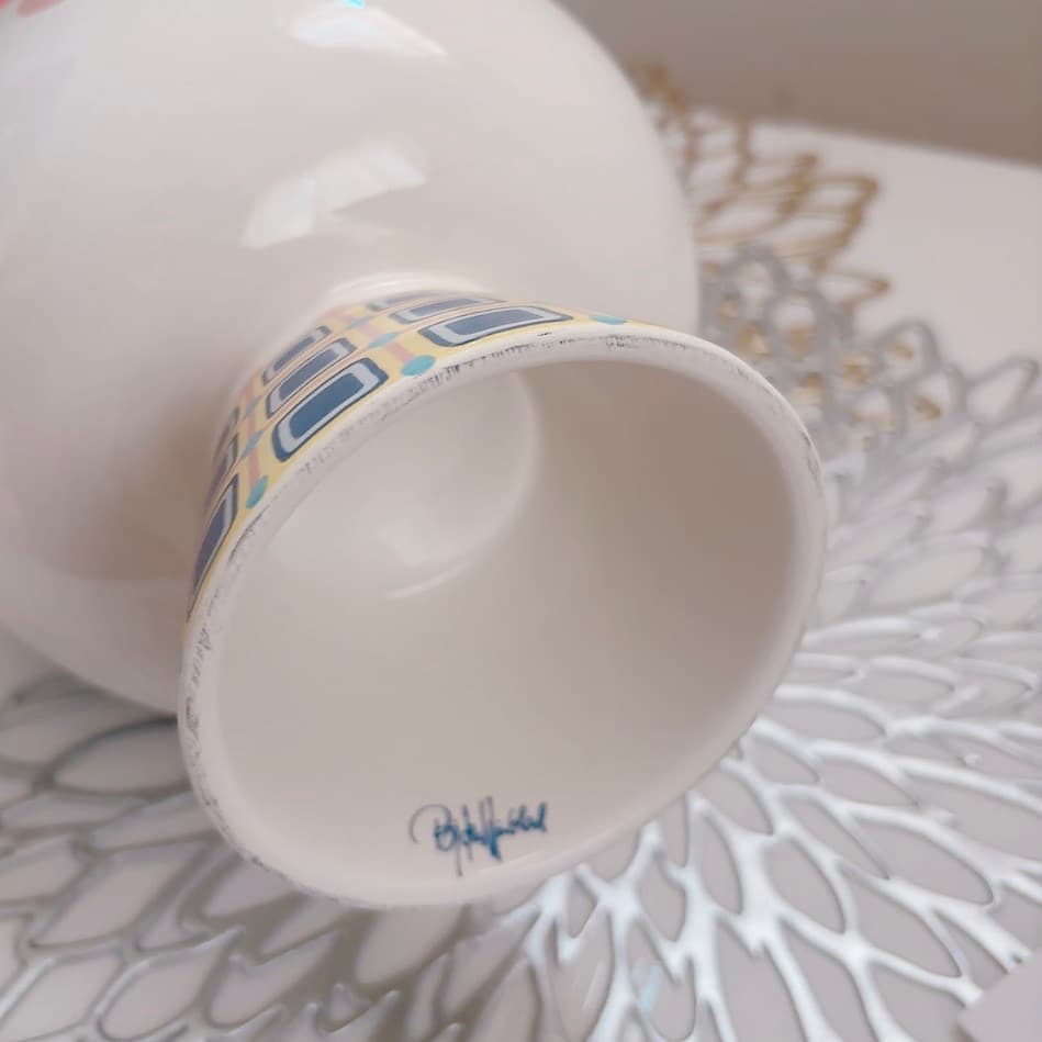 新品 BJORN WINBLAD フラワーポット インテリア 花瓶 北欧 ブルー