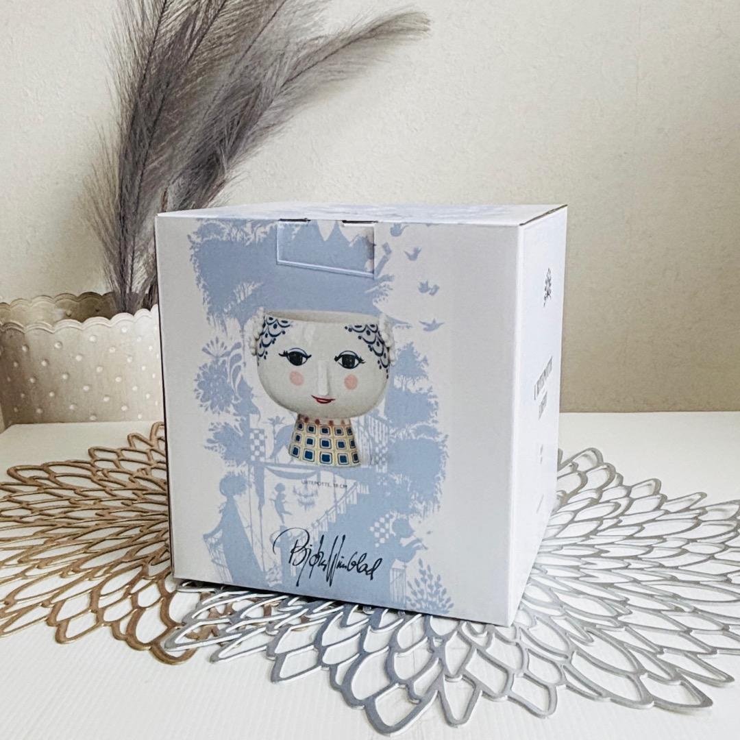 新品 BJORN WINBLAD フラワーポット インテリア 花瓶 北欧 ブルー