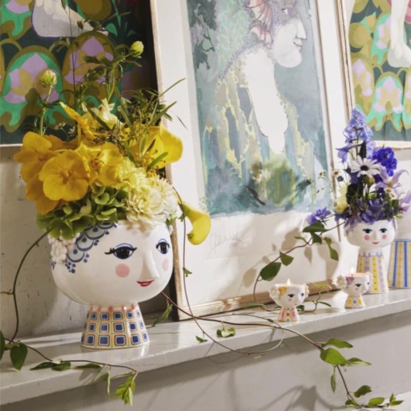 新品 BJORN WINBLAD フラワーポット インテリア 花瓶 北欧 ブルー