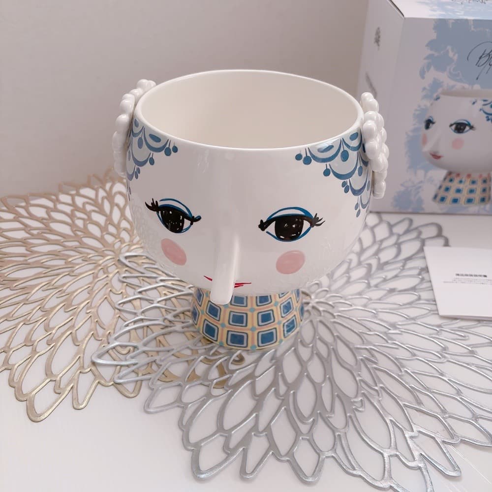 新品 BJORN WINBLAD フラワーポット インテリア 花瓶 北欧 ブルー