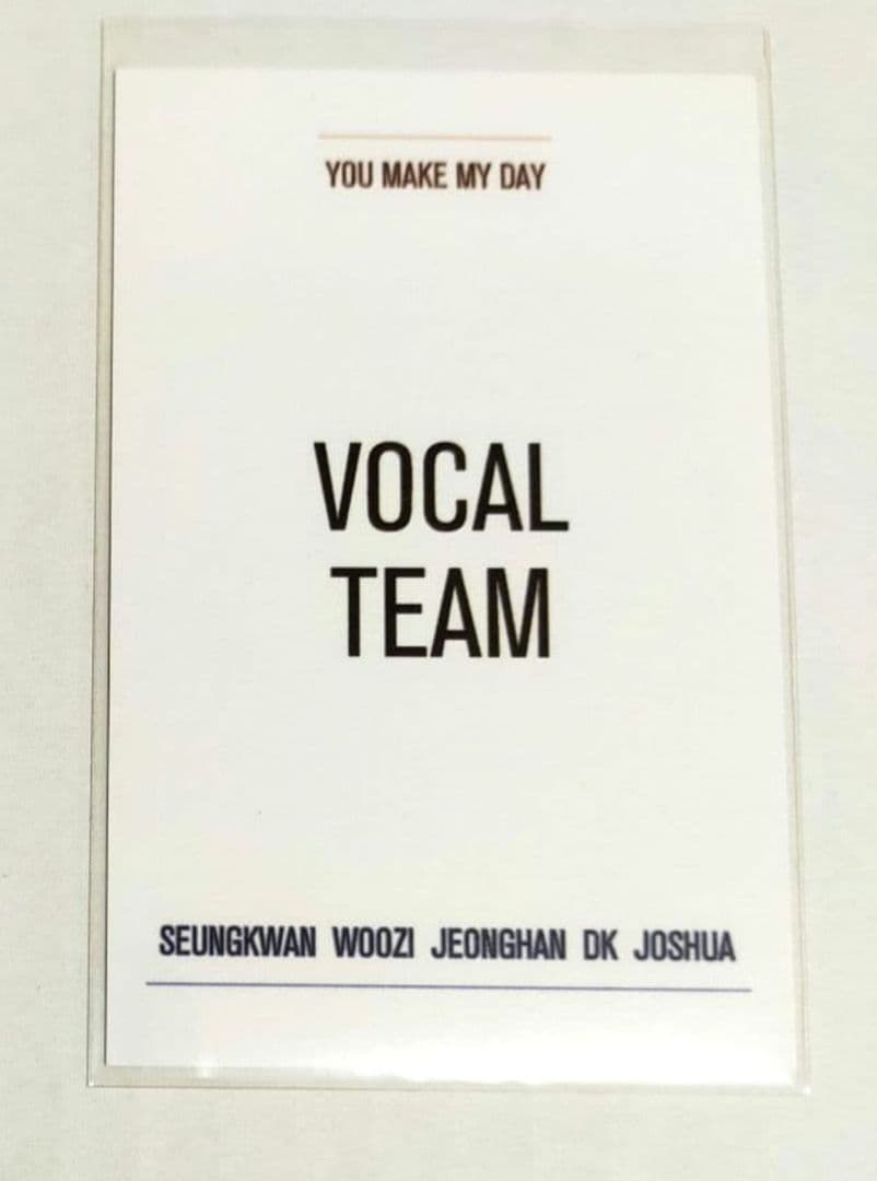 【美品】SEVENTEEN ボカチ YMMD オチョナ ゲリライベント トレカ