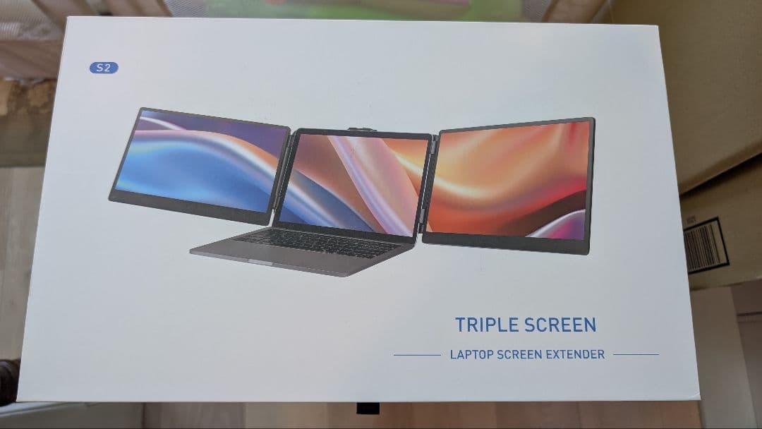 モバイルモニター 2画面 トリプルポータブルモニター 14インチ