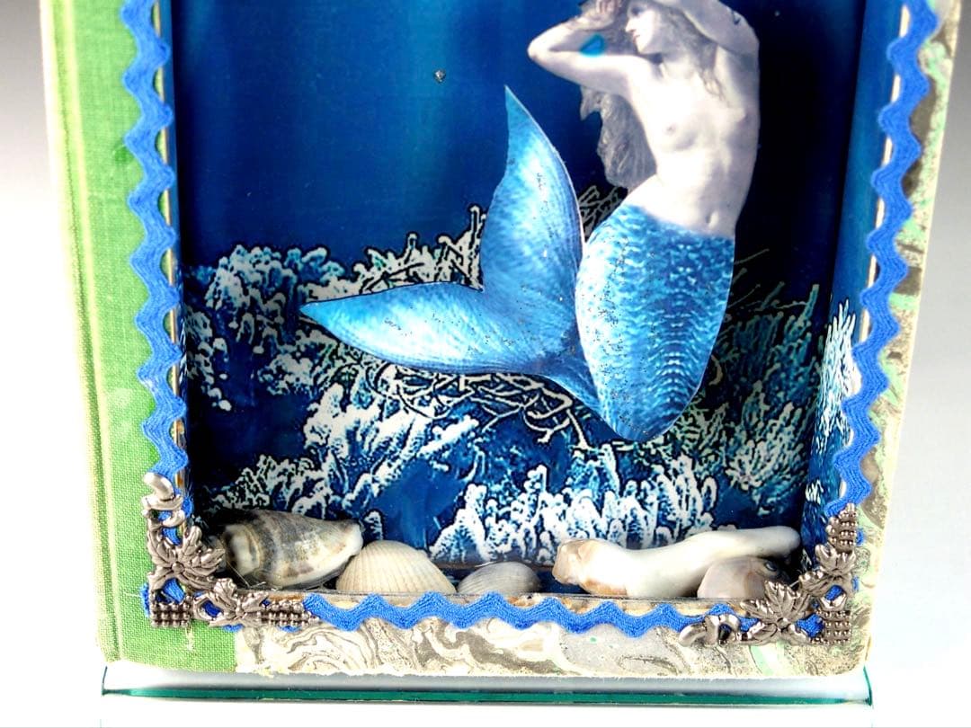 【シャドーボックス】マーメード　人魚　海の中　美しい　壁掛け